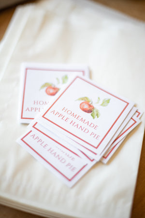 Apple Hand Pie Bags and Labels Refill