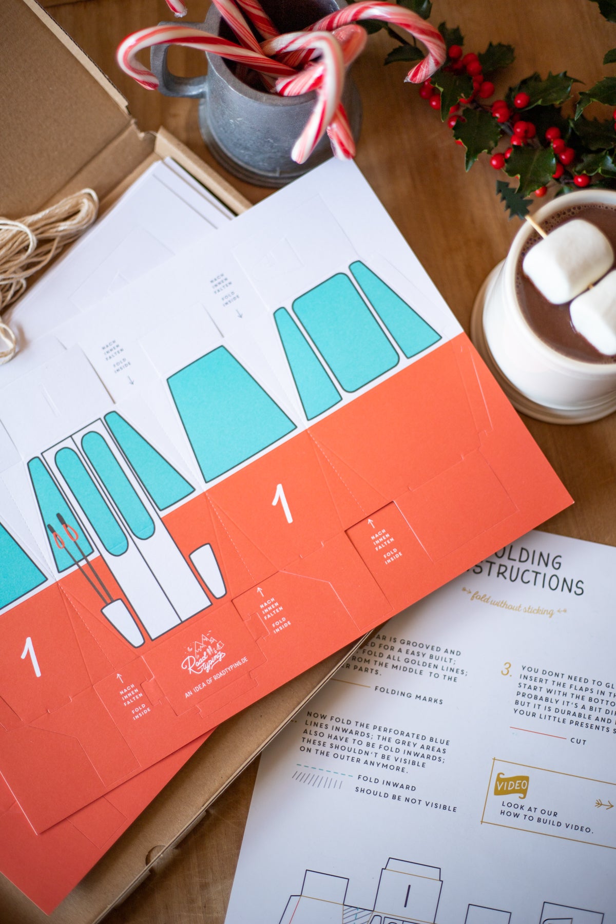 Ski Gondola Advent Calendar - DIY Kit