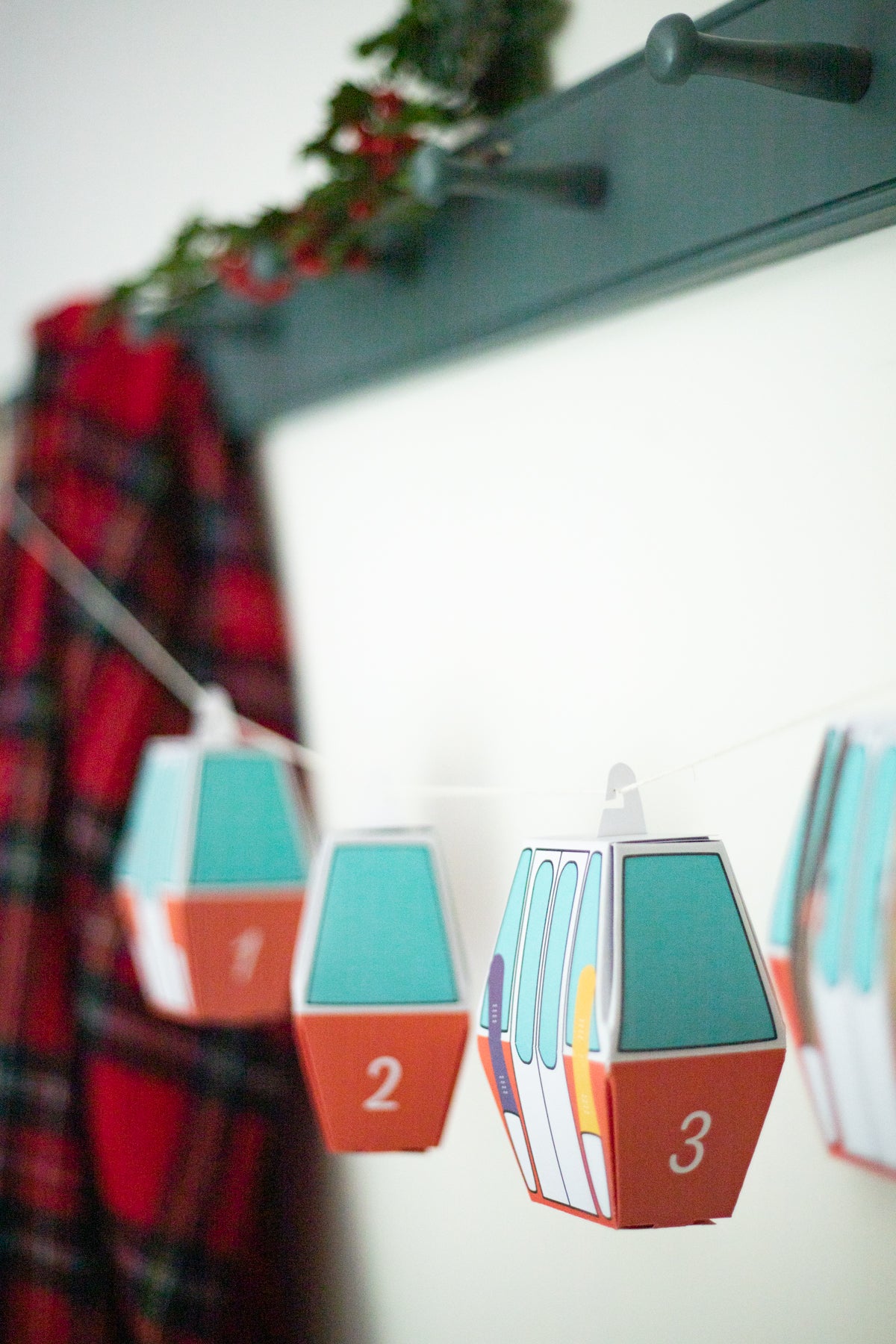 Ski Gondola Advent Calendar - DIY Kit