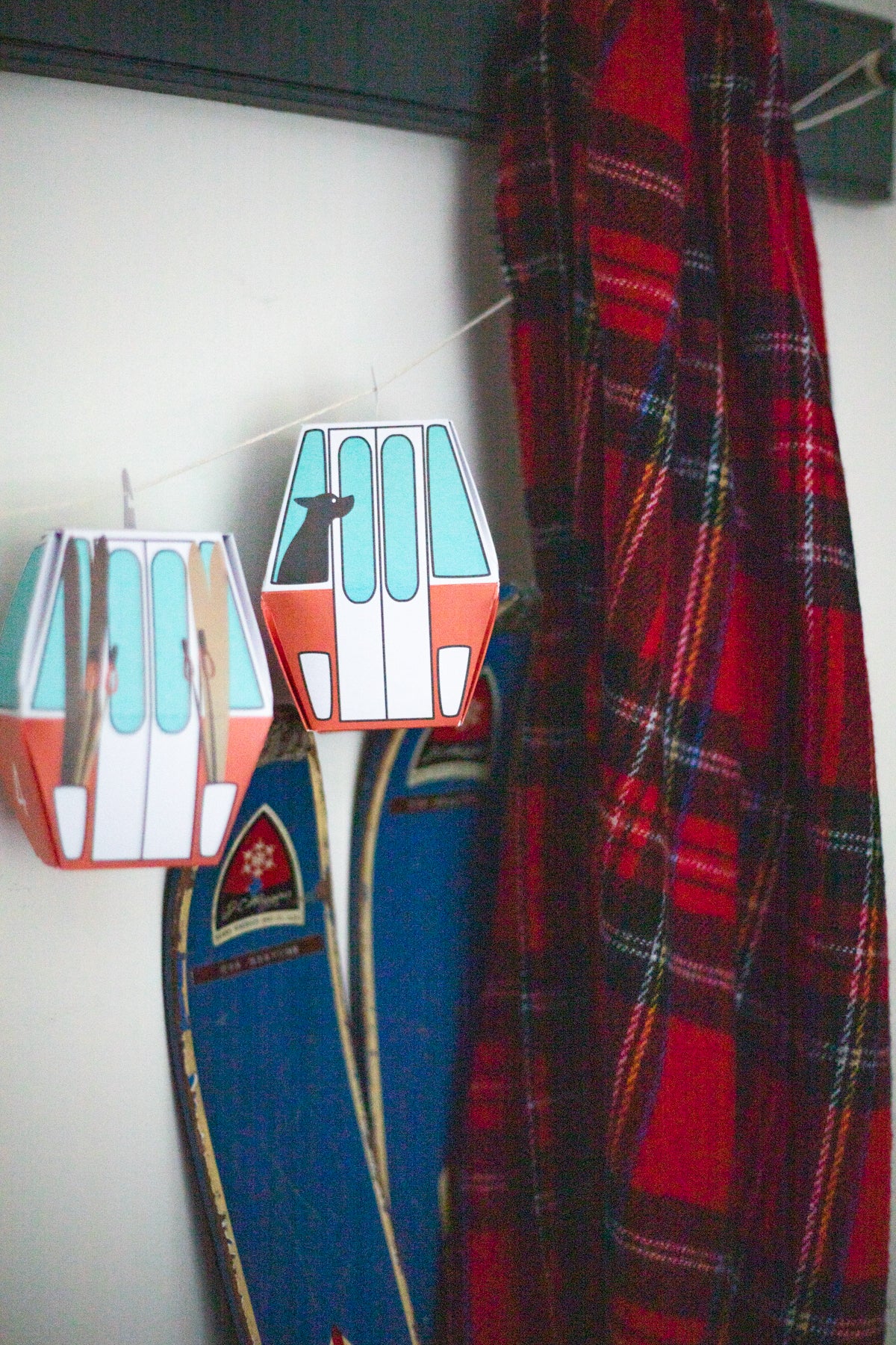 Ski Gondola Advent Calendar - DIY Kit