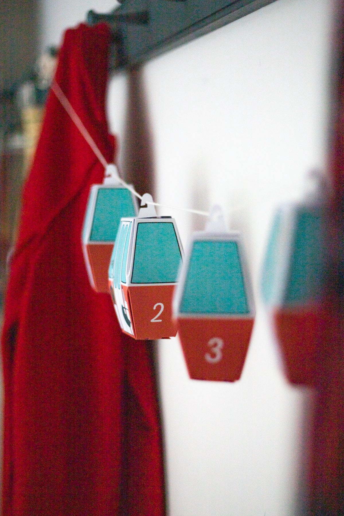 Ski Gondola Advent Calendar - DIY Kit