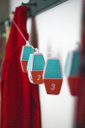 Ski Gondola Advent Calendar - DIY Kit