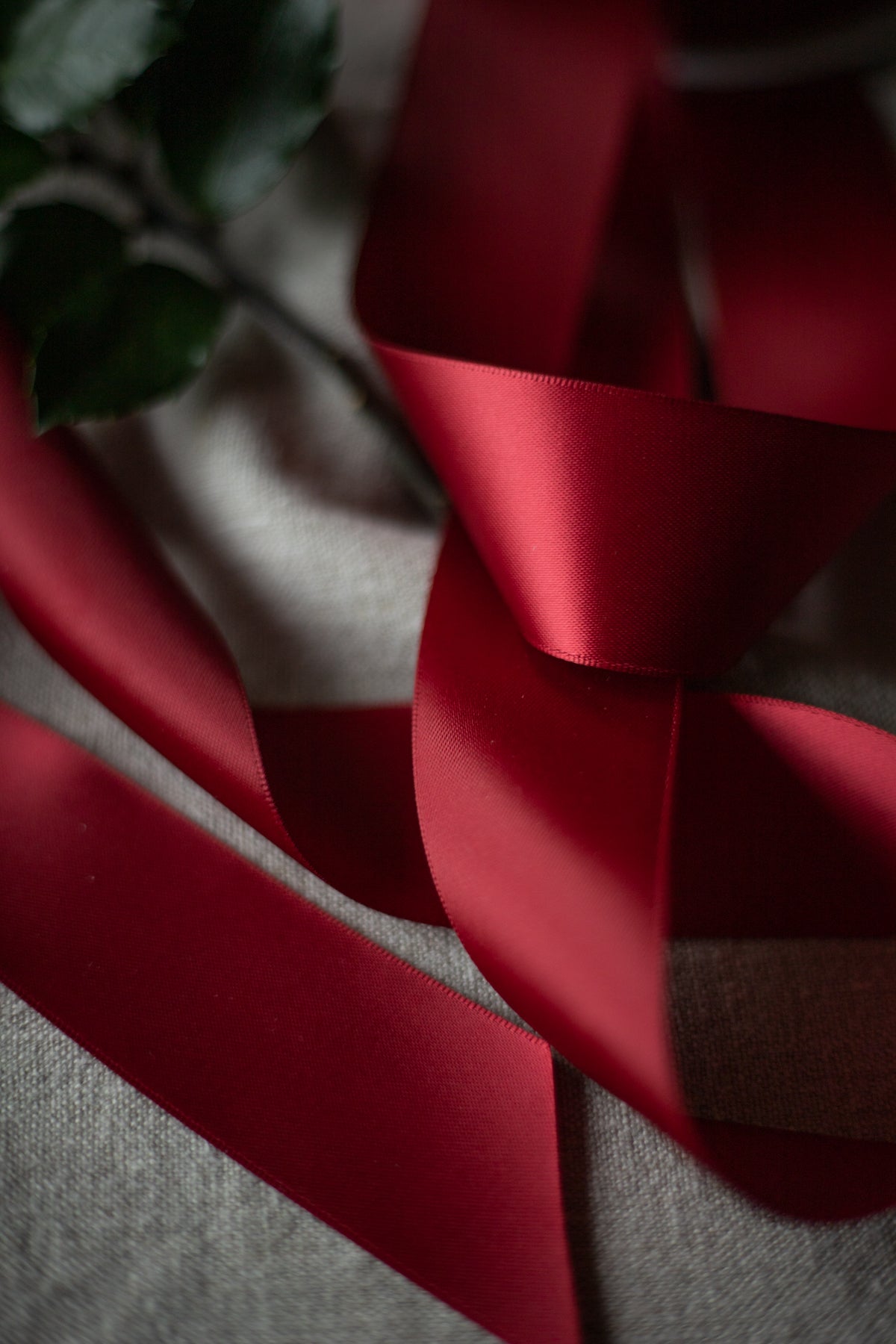 Double-Faced Satin Ribbon - 1 1/2" x 50 yds. - Cinnamon Red