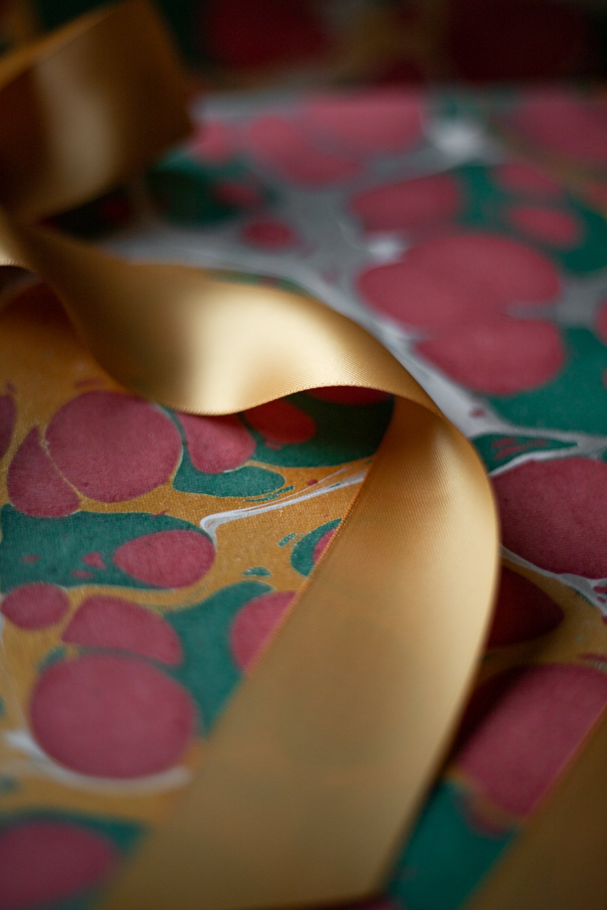 Double-Faced Satin Ribbon - 1 1/2" x 50 yds - Champagne Gold