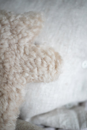 Bear-Shaped Sheepskin Hot Water bottle Cover (with Bottle) for Children