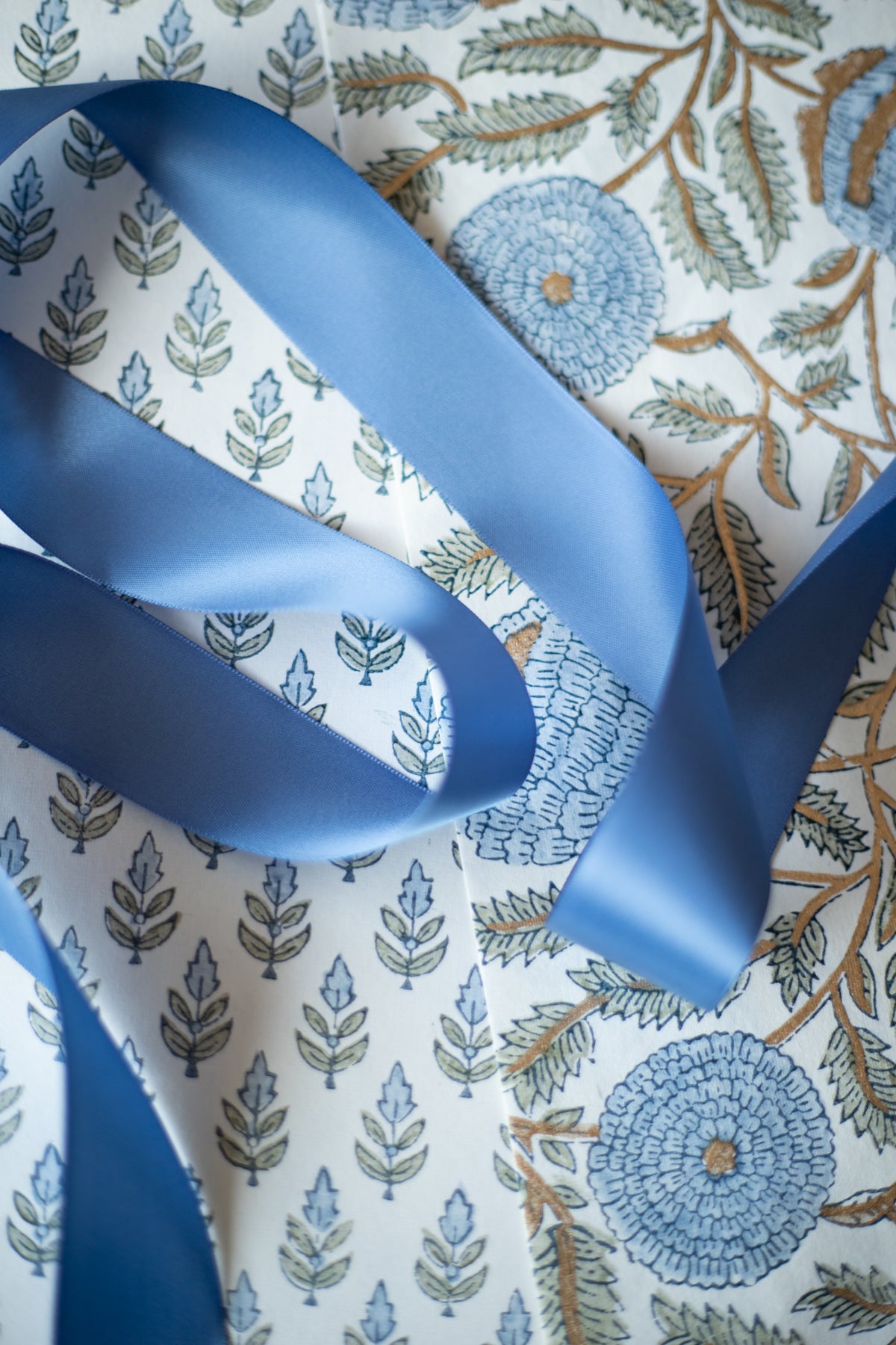 Double-Faced Satin Ribbon - 1 1/2" x 50 yds - Blueberry