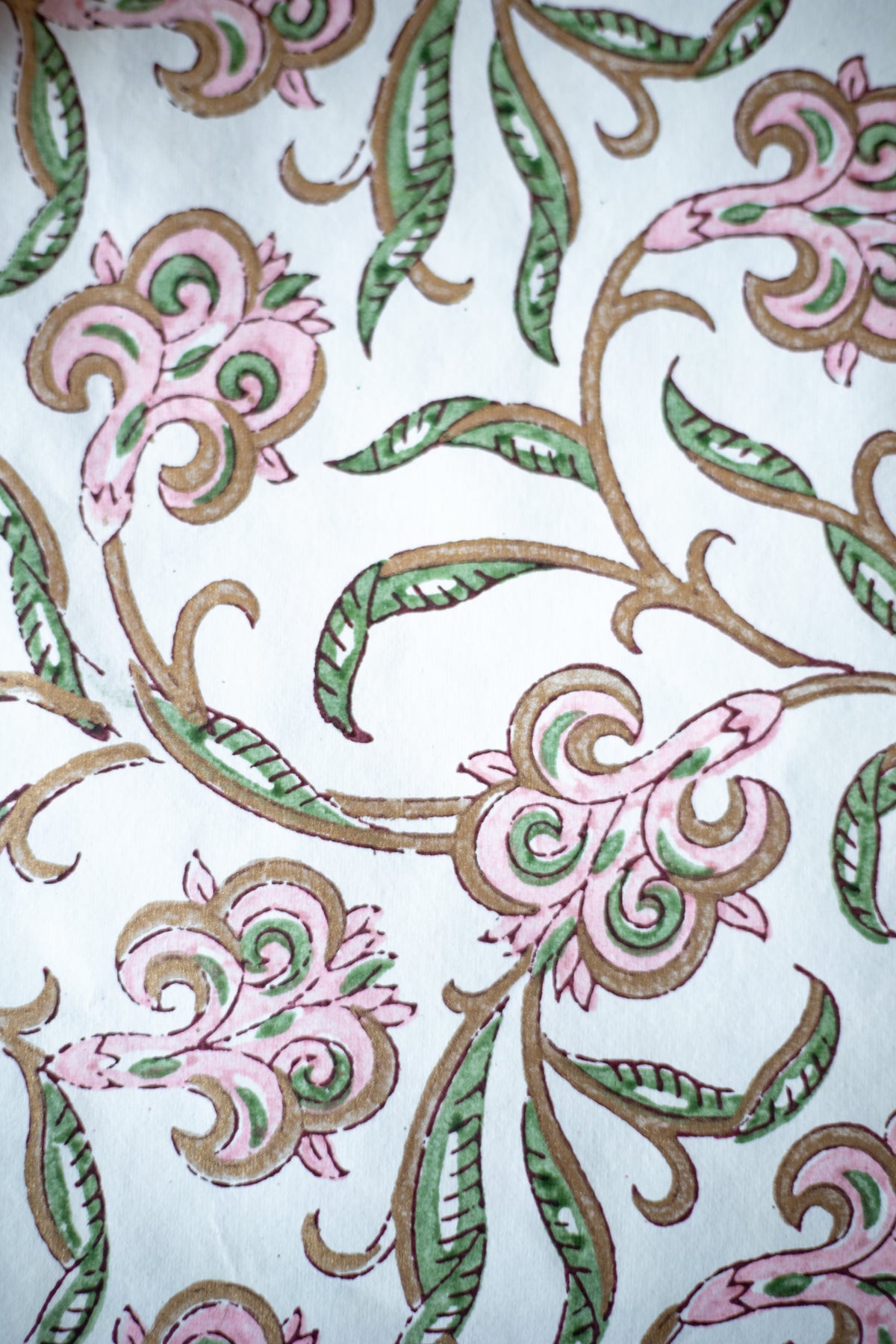 Hand Block Printed Gift Wrap Sheets - Northampton