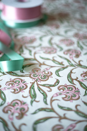 Hand Block Printed Gift Wrap Sheets - Northampton