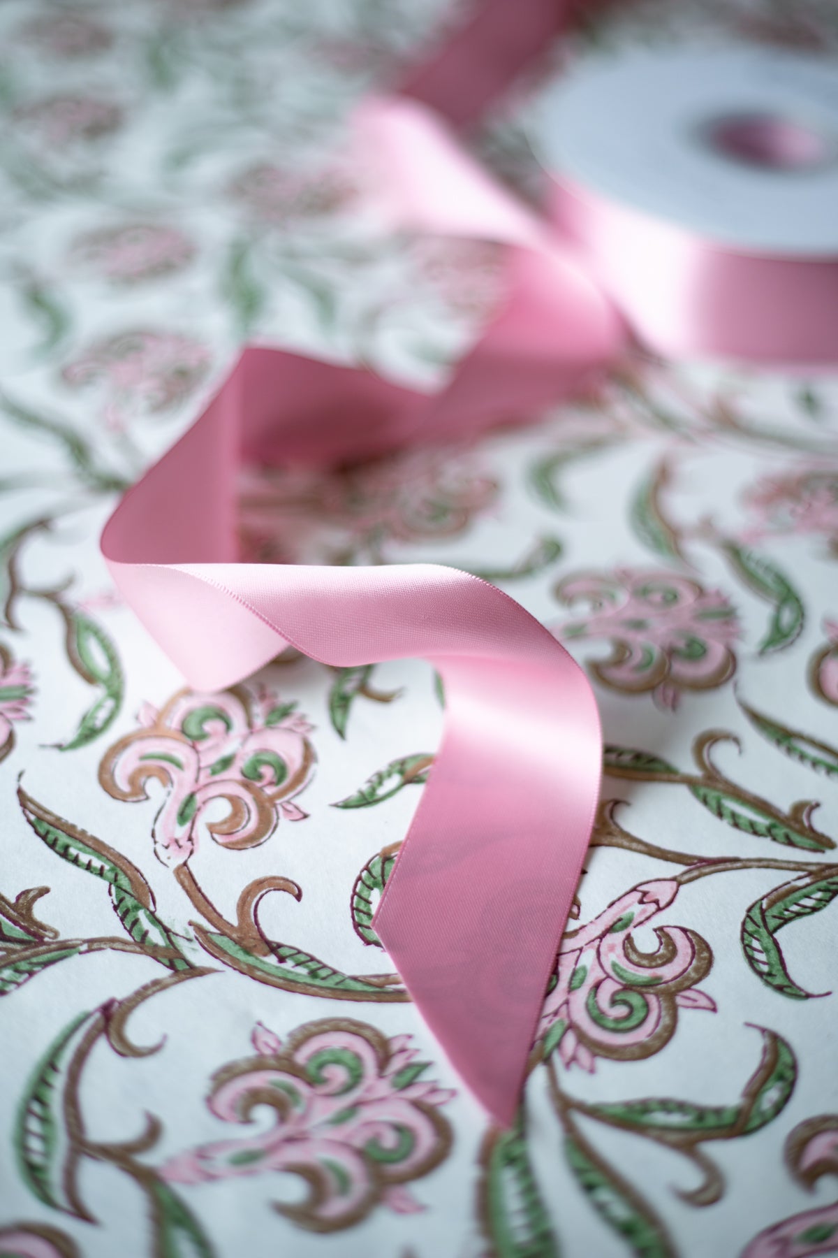 Hand Block Printed Gift Wrap Sheets - Northampton