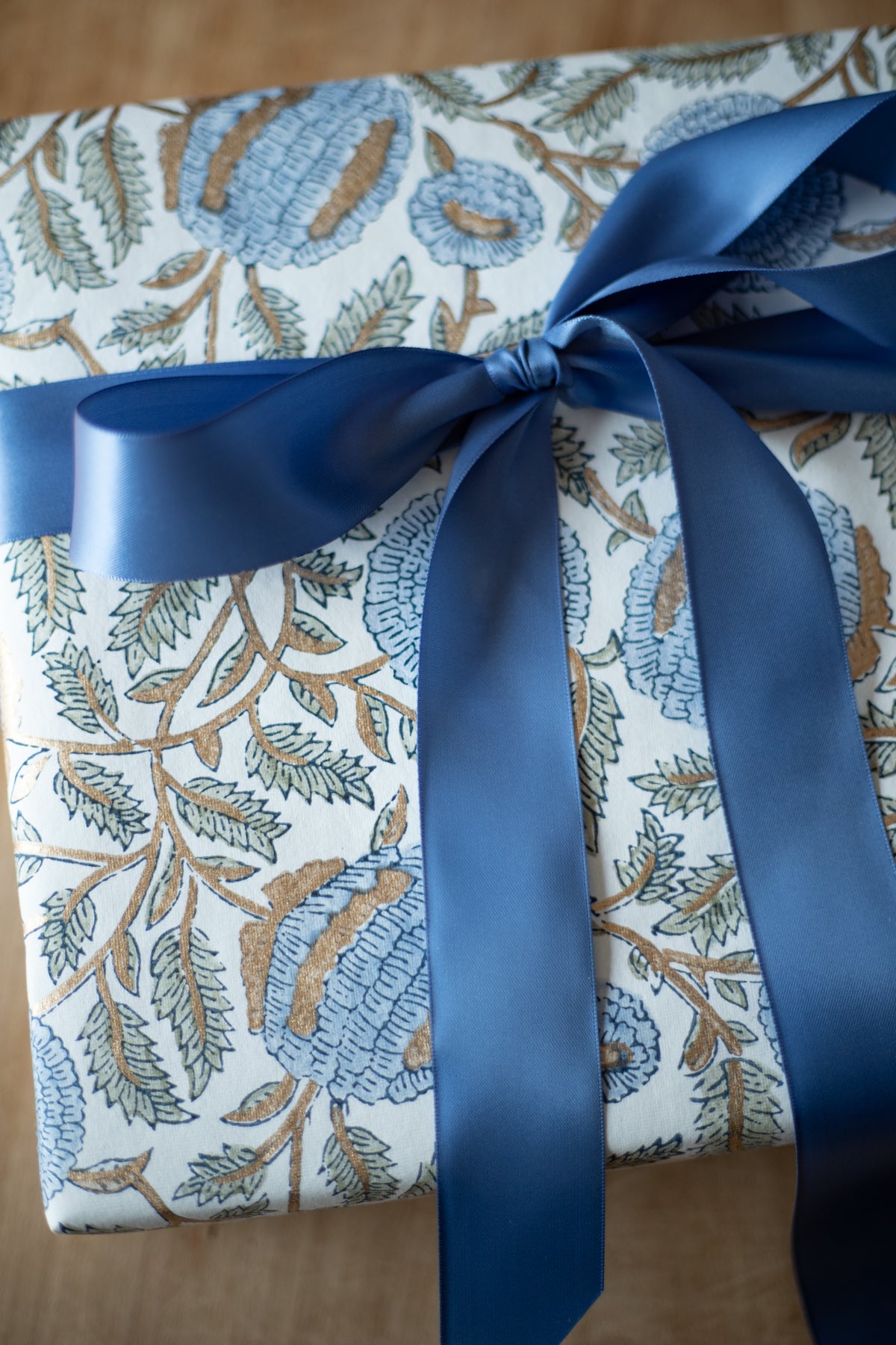 Hand Block Printed Gift Wrap Sheets - Camden