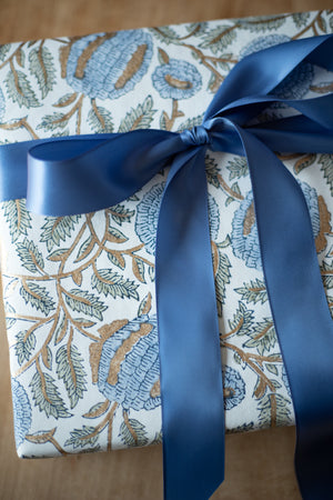 Hand Block Printed Gift Wrap Sheets - Camden