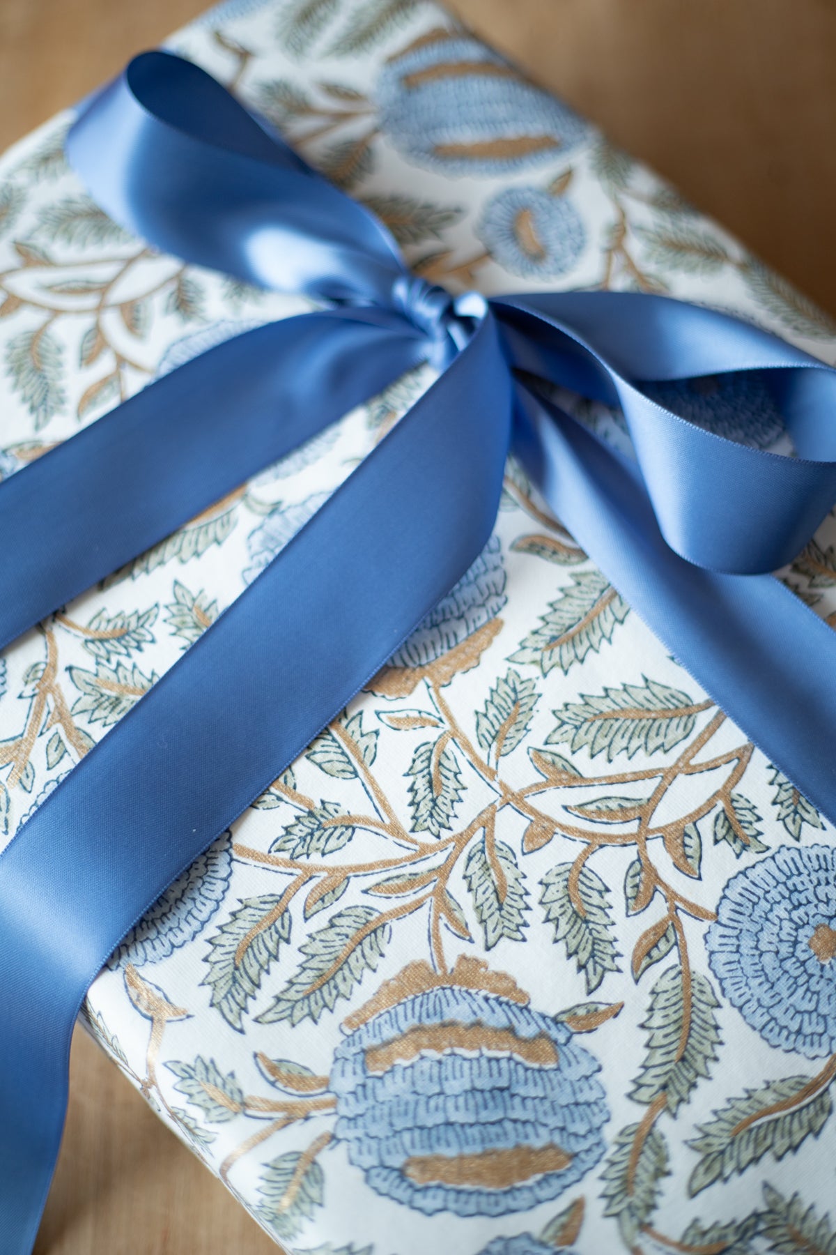 Hand Block Printed Gift Wrap Sheets - Camden