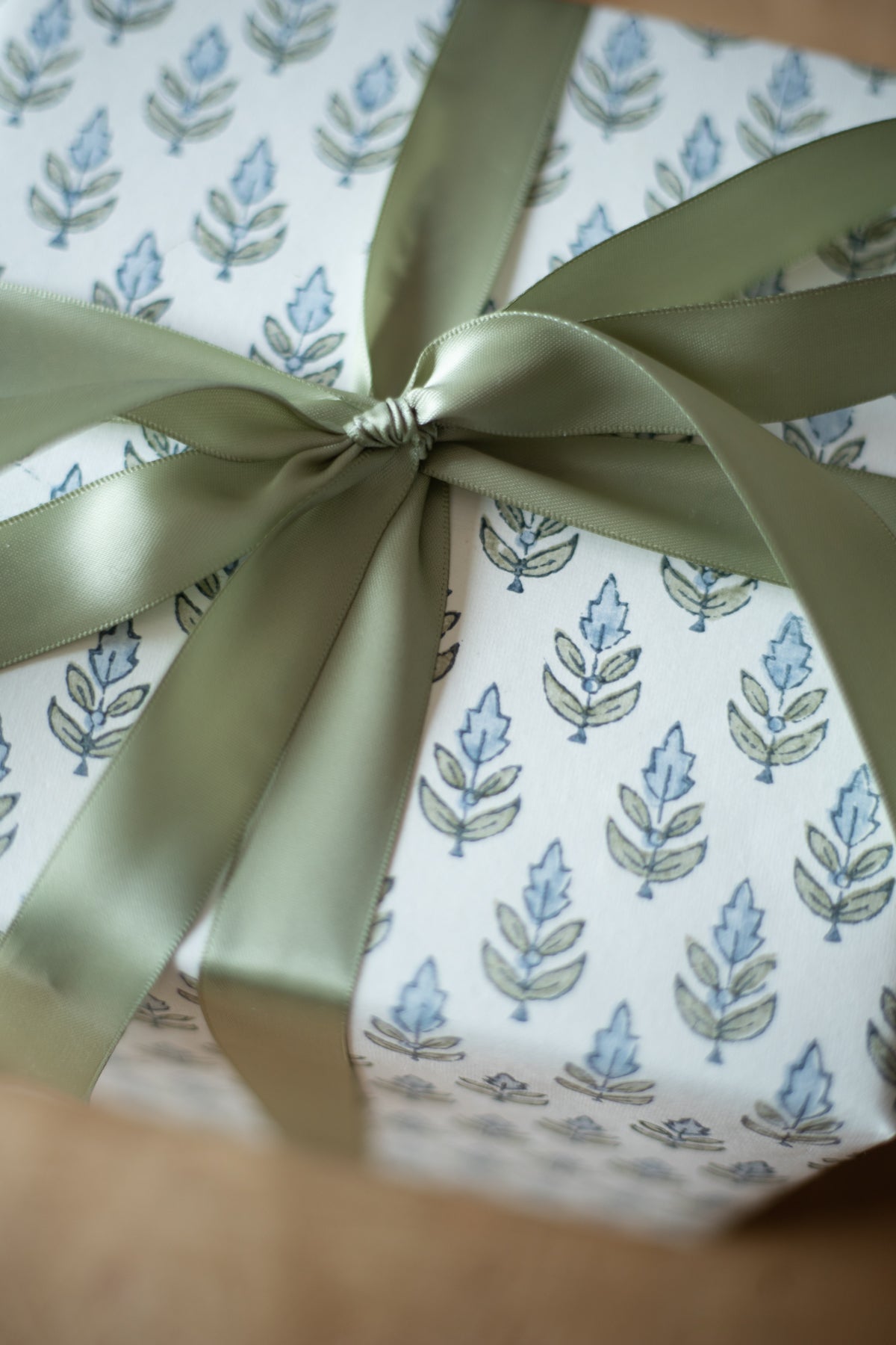 Double-Faced Satin Ribbon - 7/8" x 50 yds - Frosted Sage