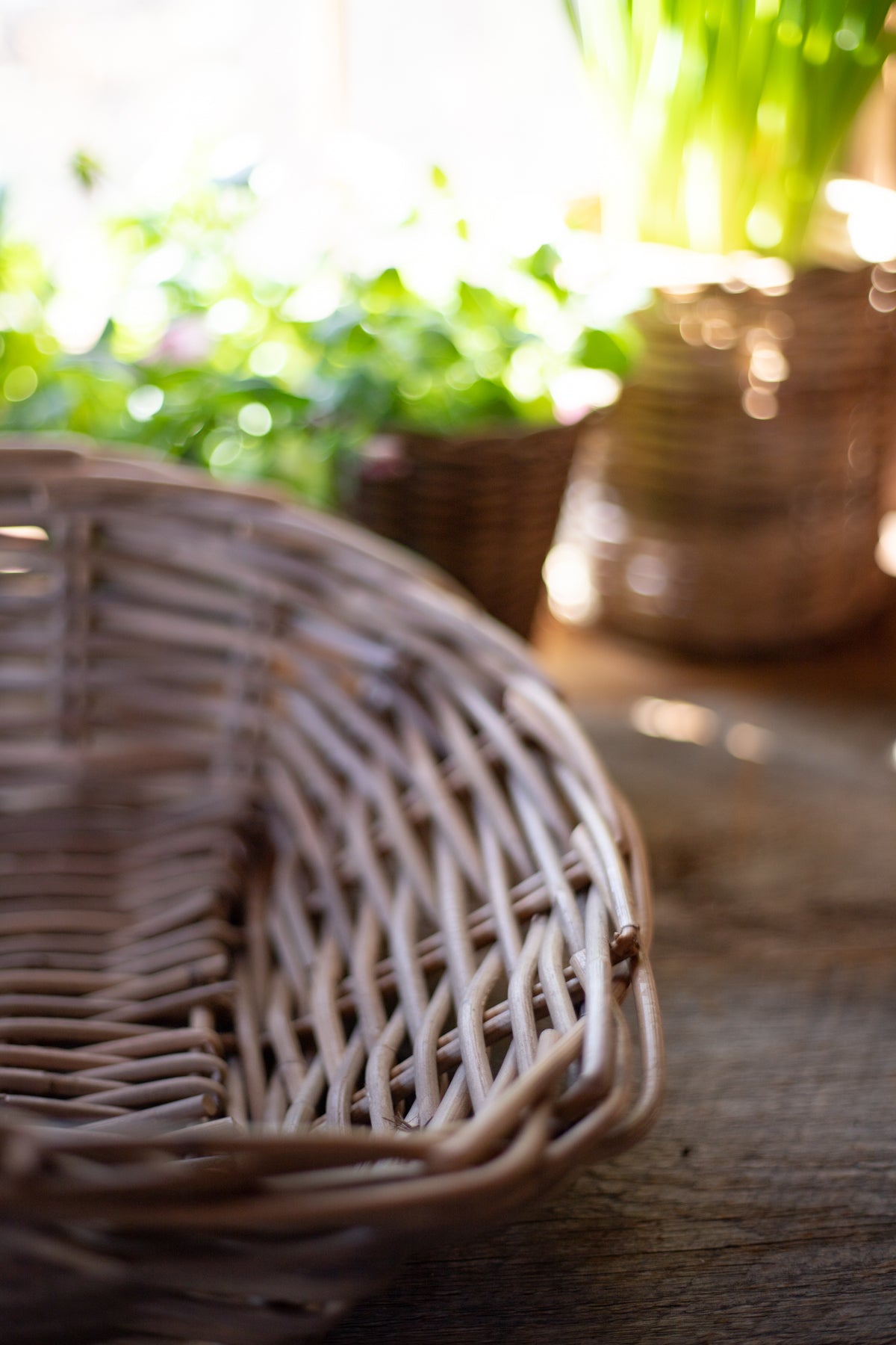 Rattan Gathering Basket