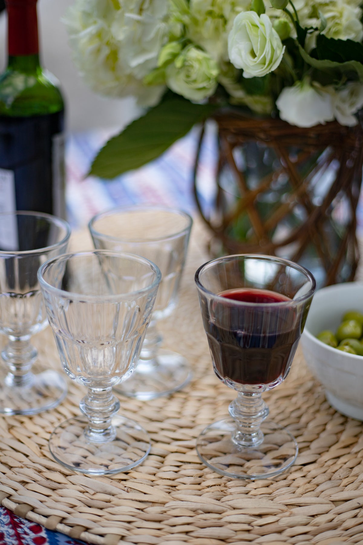 French Wine Glasses - Set of 4
