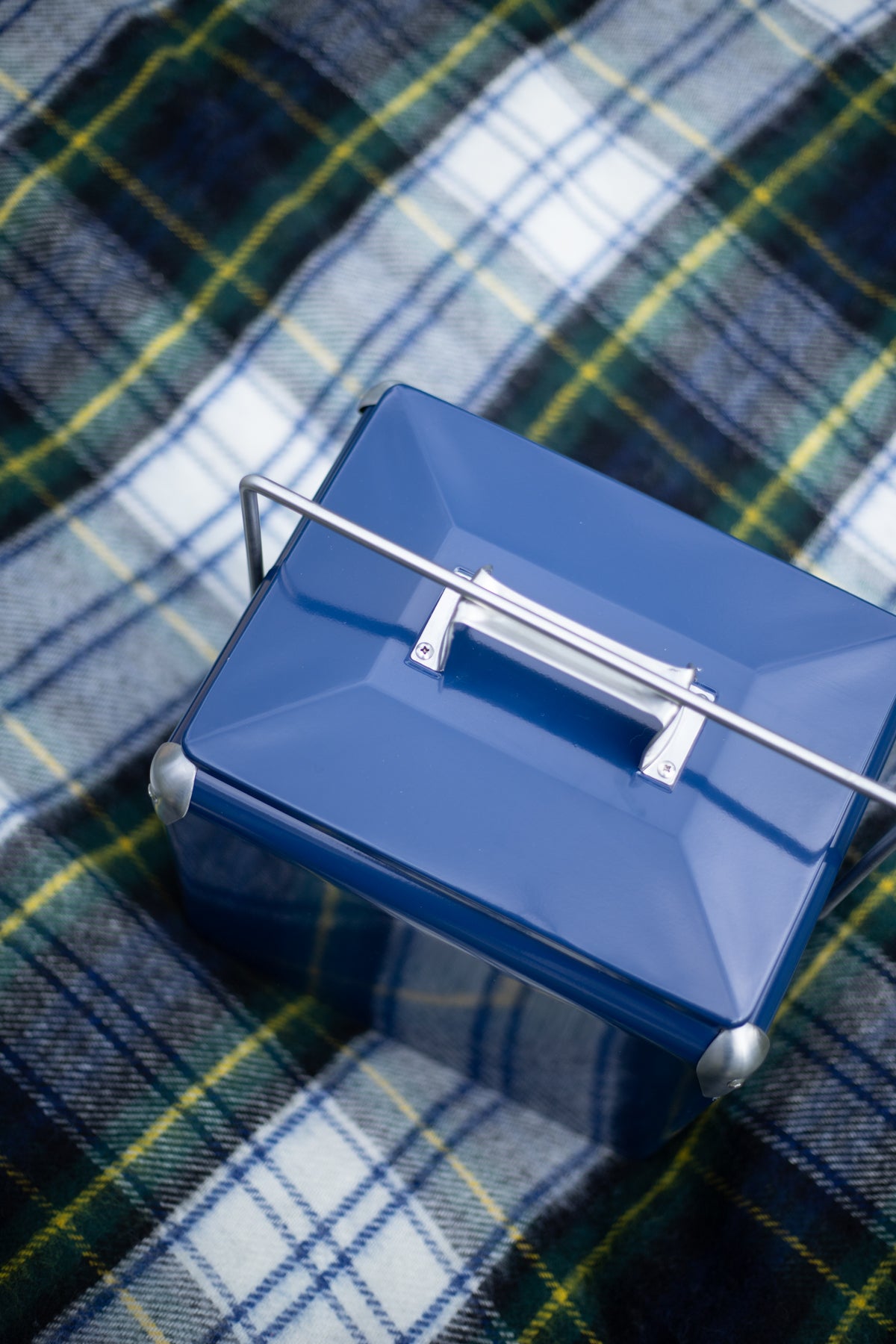 Blue Metal Picnic Cooler