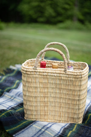 French Bottle Basket