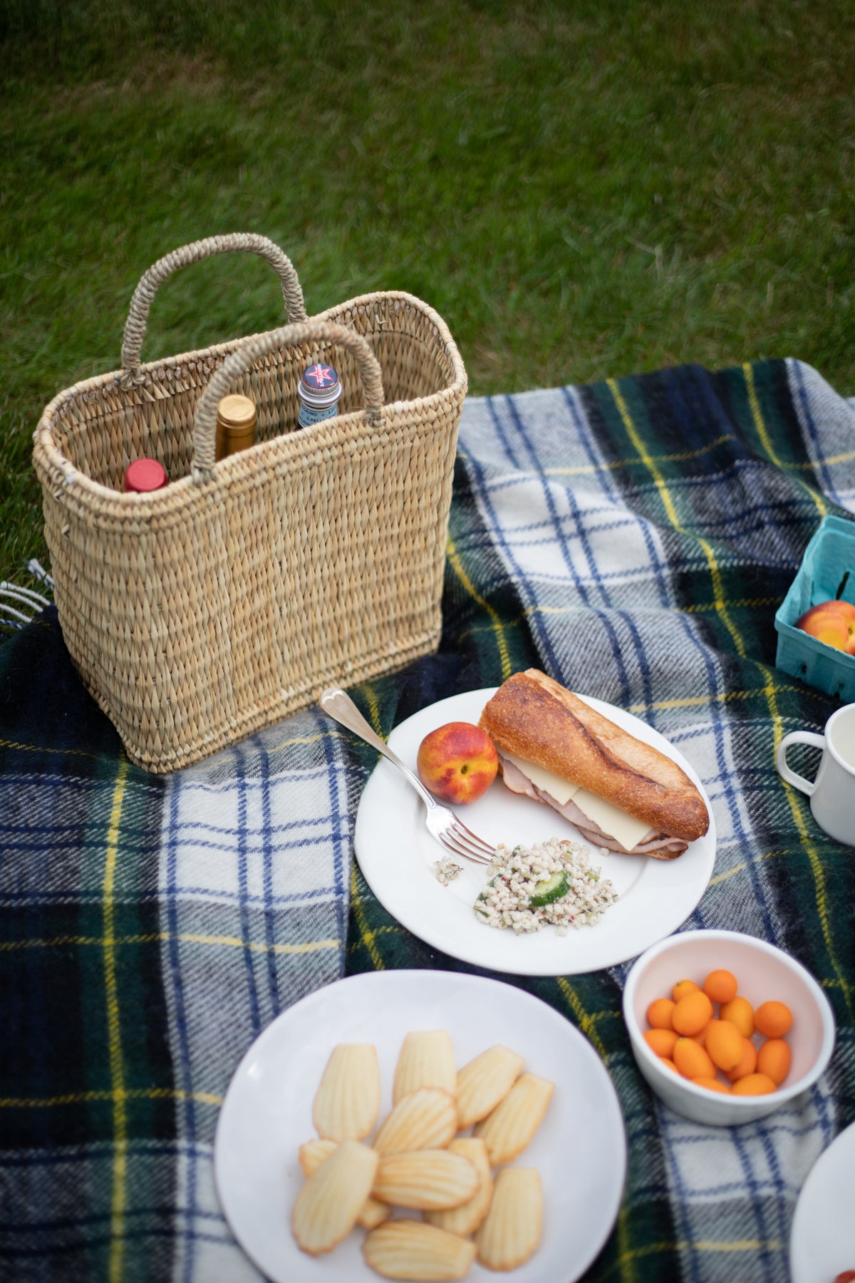 French Bottle Basket
