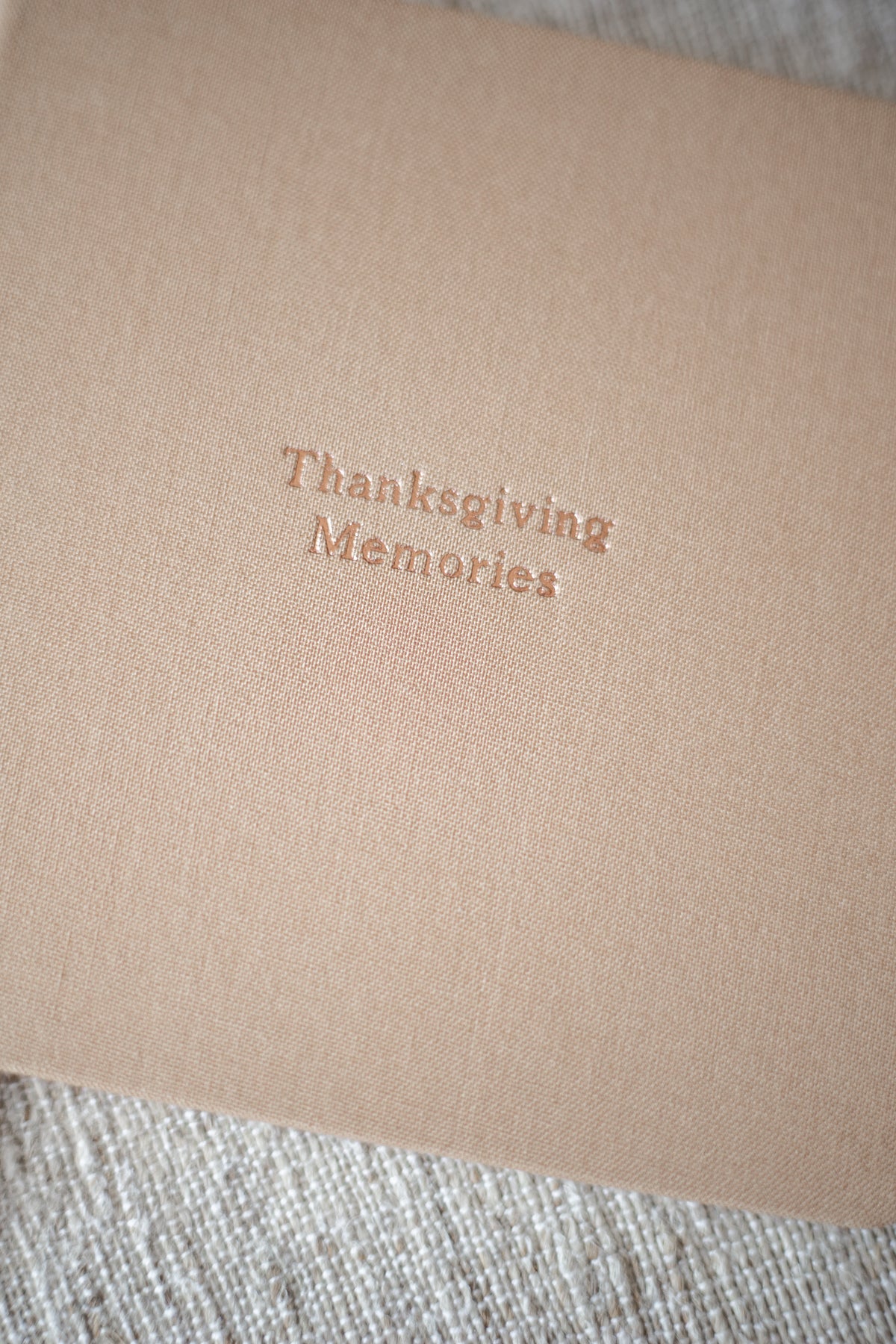 Thanksgiving Memories Book