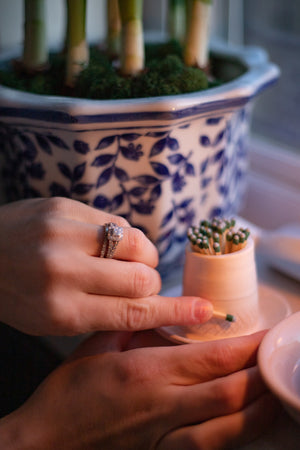 Handcrafted Ceramic Match Striker with Dish