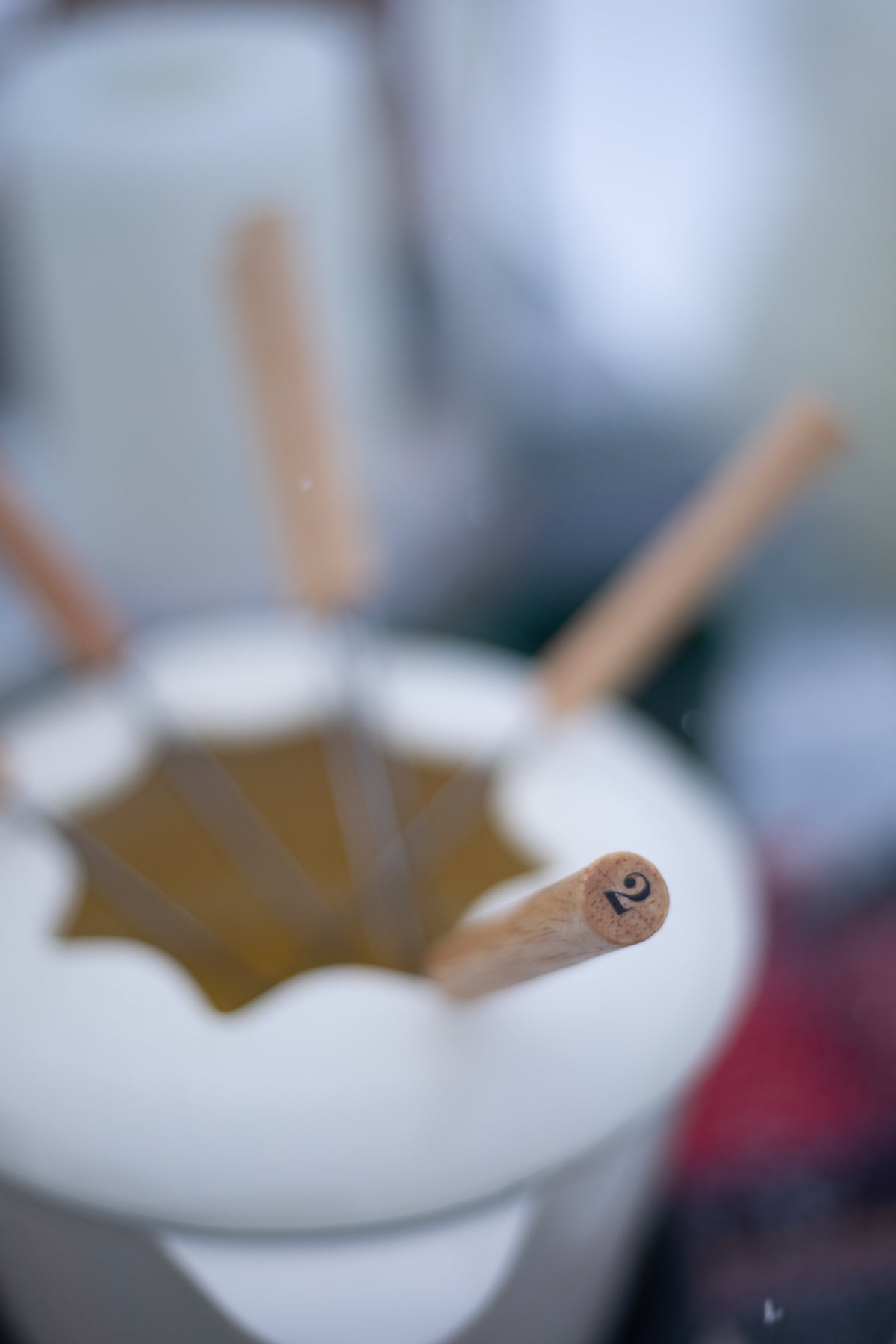 Ivory Enamel-Coated Cast Iron Fondue Pot