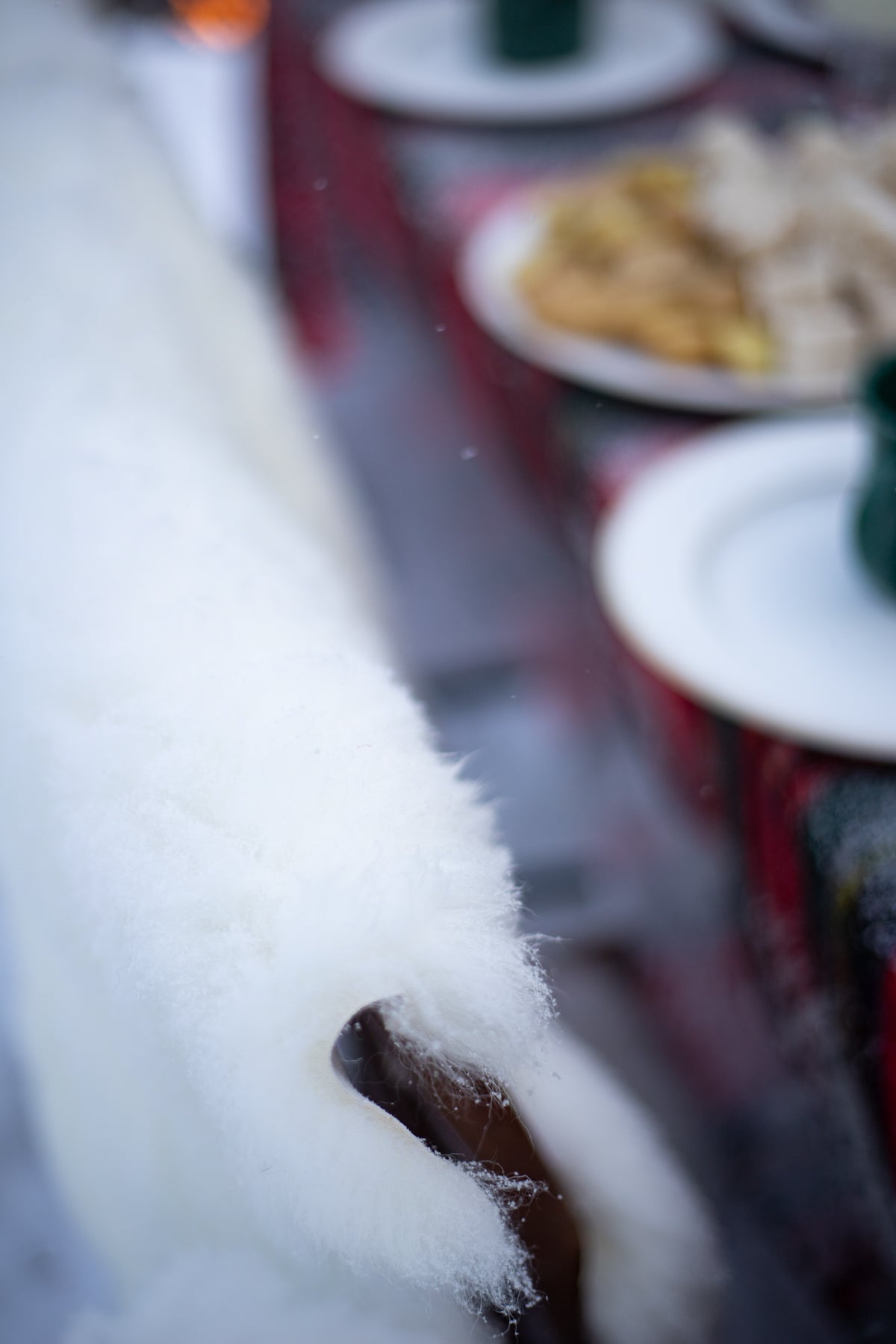 White Sheepskin Throw