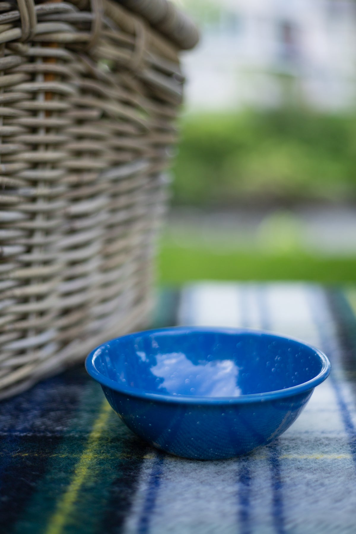 Blue Enamelware - Bowl - (6")