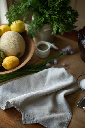 Natural Linen Kitchen Towel