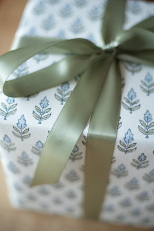 Double-Faced Satin Ribbon - 7/8" x 50 yds - Frosted Sage