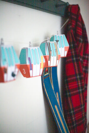 Ski Gondola Advent Calendar - DIY Kit