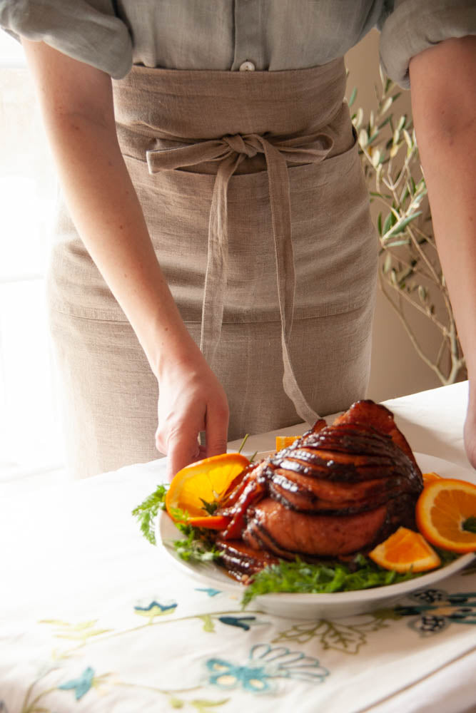 Natural Linen Garçon Apron