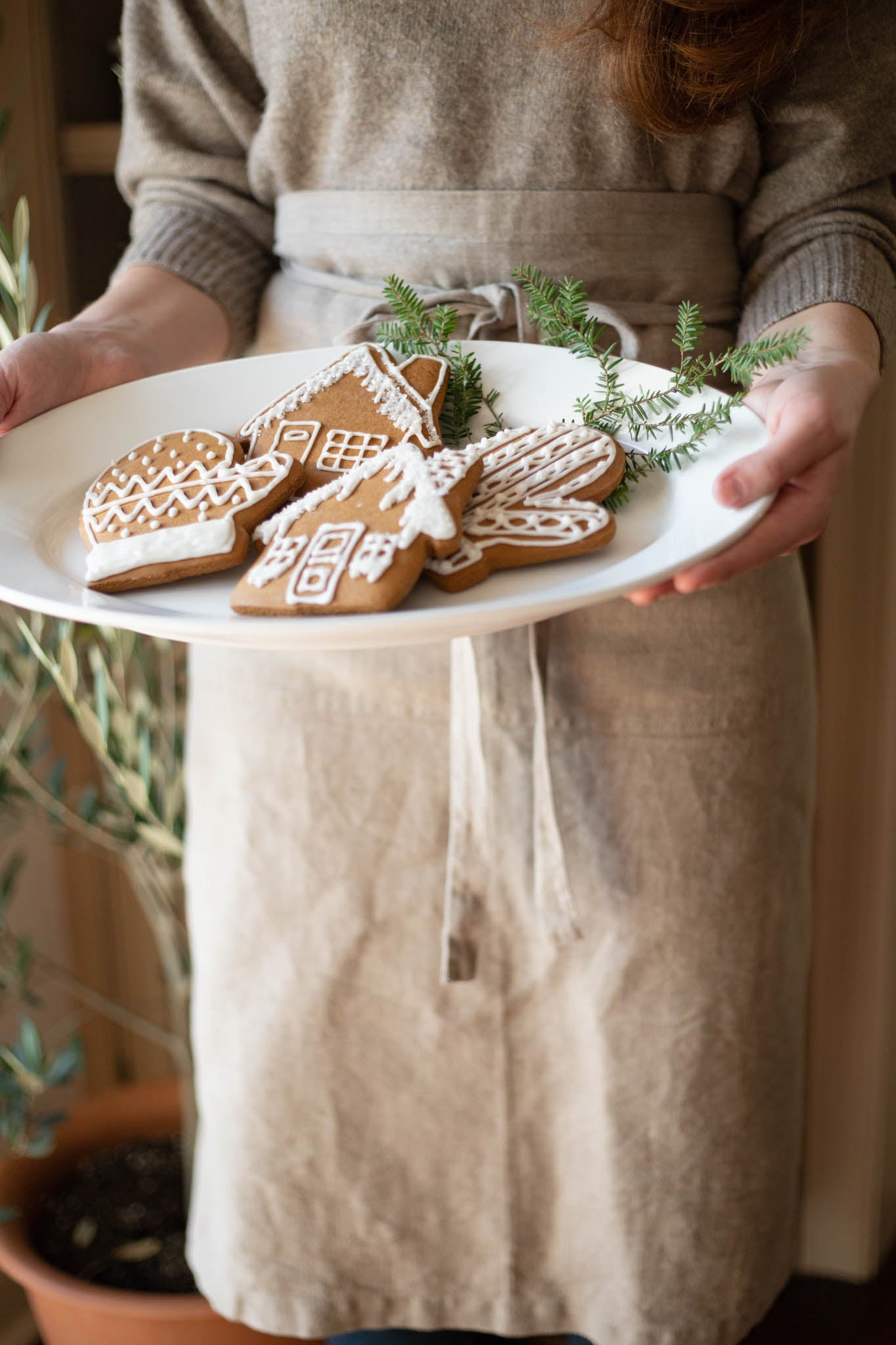 Natural Linen Garçon Apron
