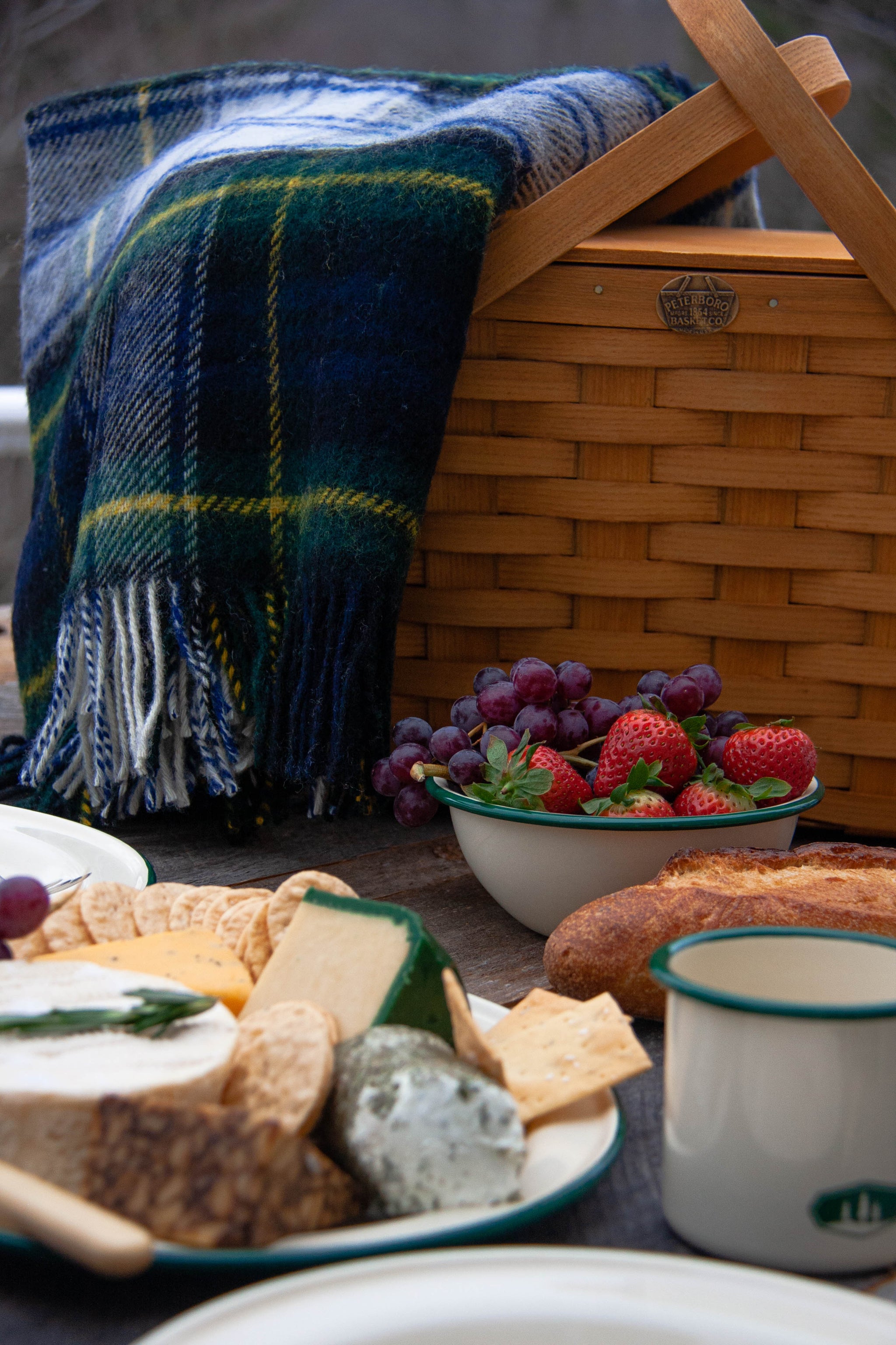 Tartan Wool Picnic Blanket