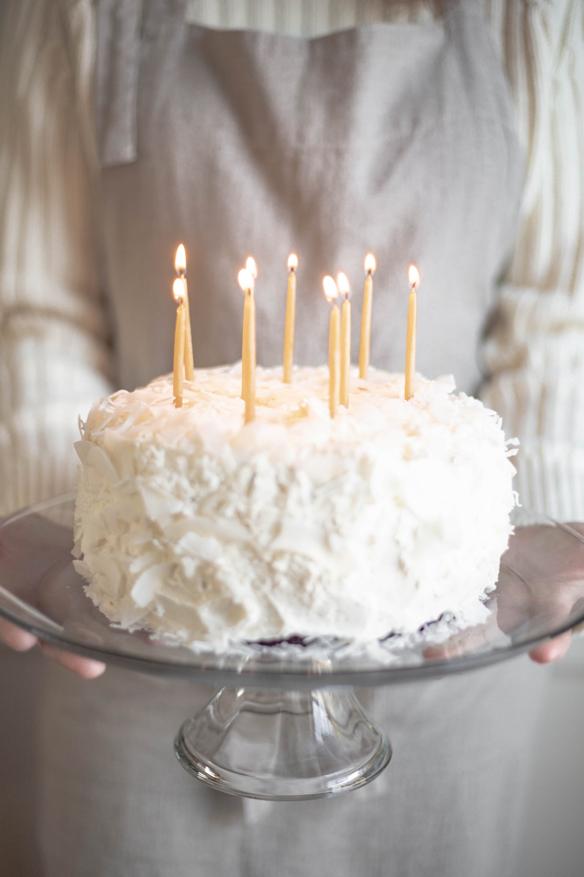 Beeswax Birthday Candles - Natural - 3" or 6"