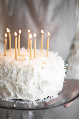 Beeswax Birthday Candles - Natural - 3" or 6"