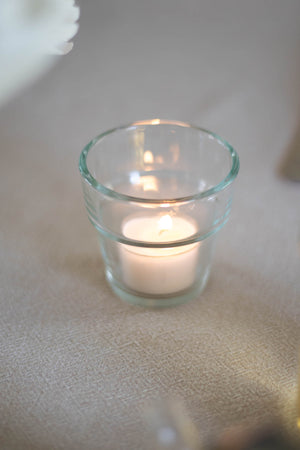 Small Glass Flower Pots - Set of 6