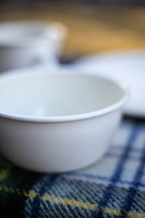 Cream Enamelware Bowl - (5 1/2")