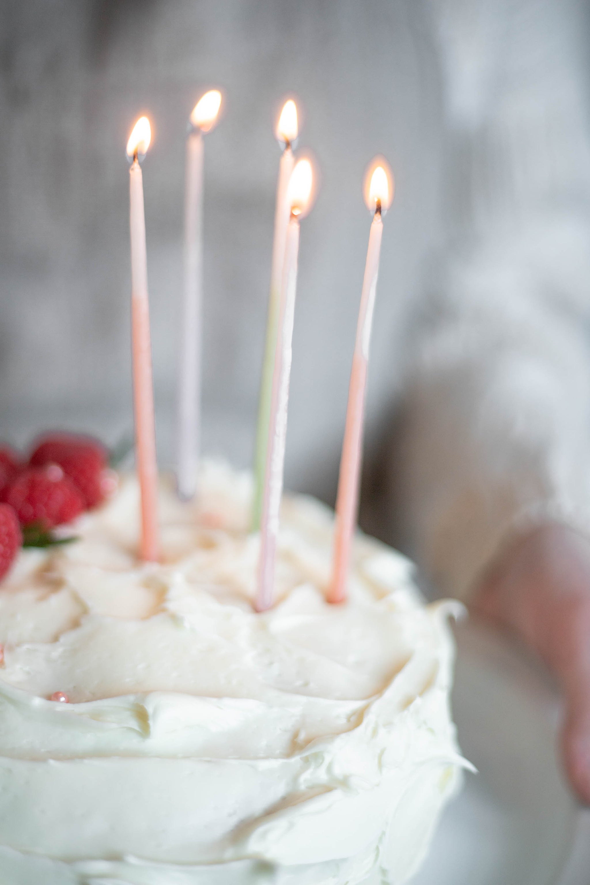 Beeswax Birthday Candles - Ombré Pastels - 3" or 6"