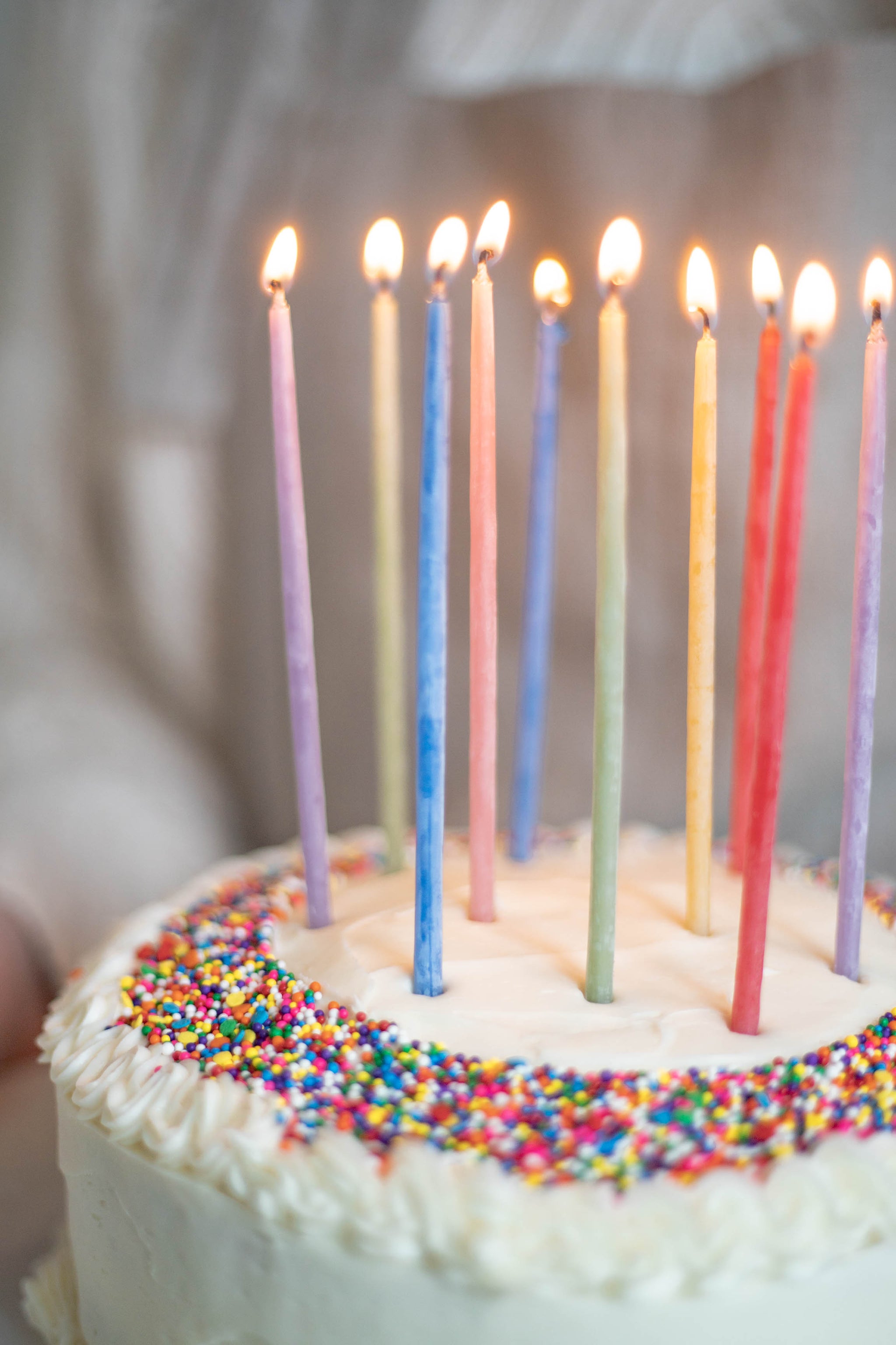 Beeswax Birthday Candles - Assorted Colors - 3" or 6"