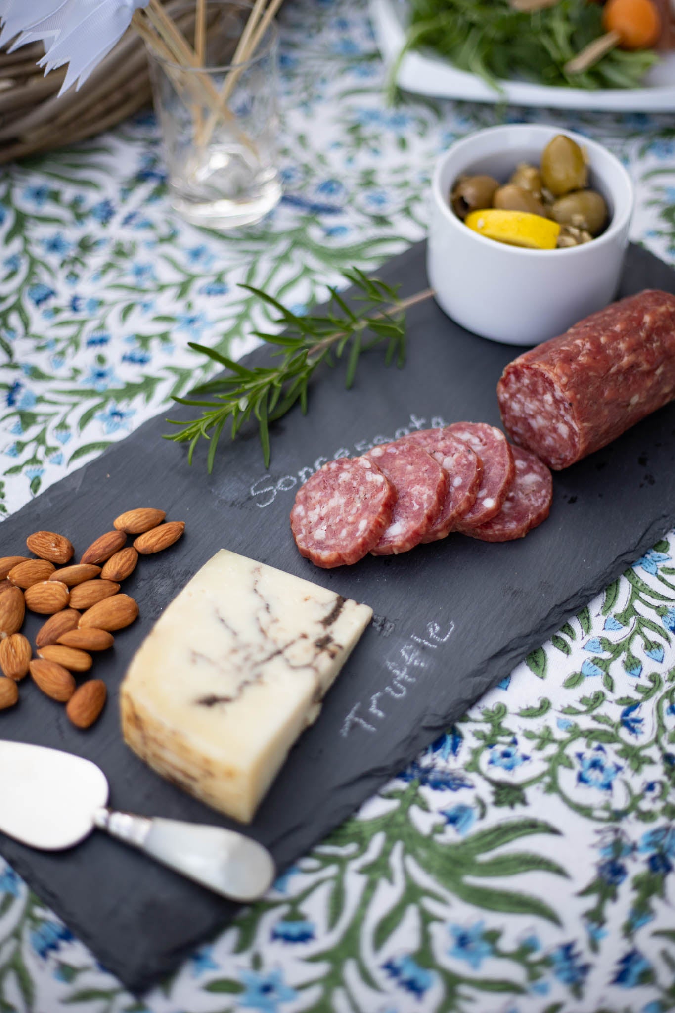 Black Slate Charcuterie Board - Rectangle
