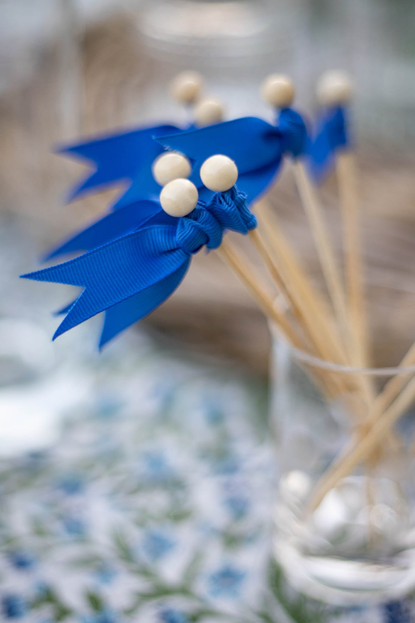 Cocktail Picks - French Blue - Set of 10