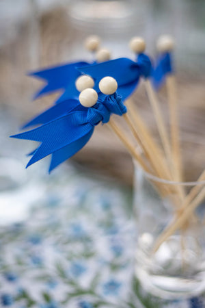 Cocktail Picks - French Blue - Set of 10