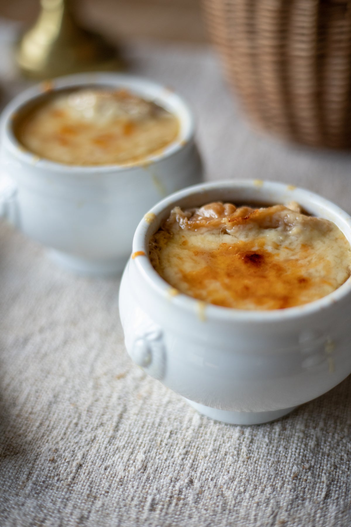White Bistro Soup Bowls - Set of 2
