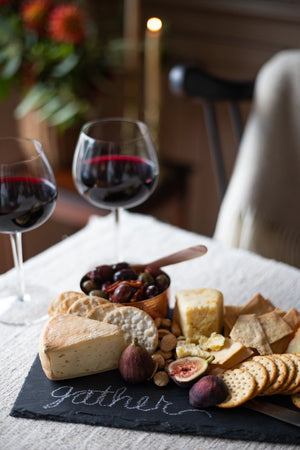 Black Slate Charcuterie Board - Rectangle