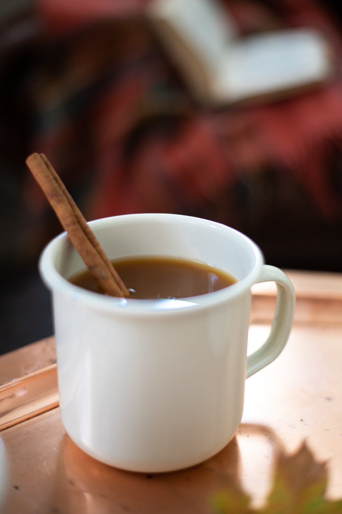 Cream Enamelware Mug - (12 oz.)