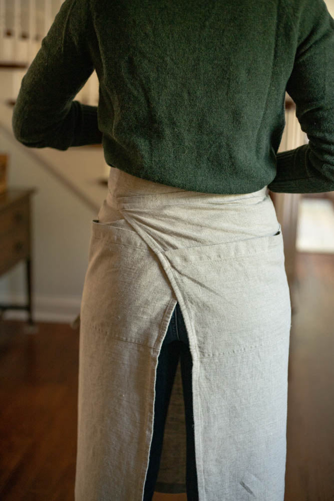 Natural Linen Garçon Apron