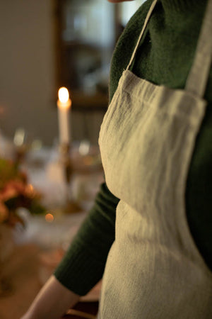 Natural Linen Daily Apron