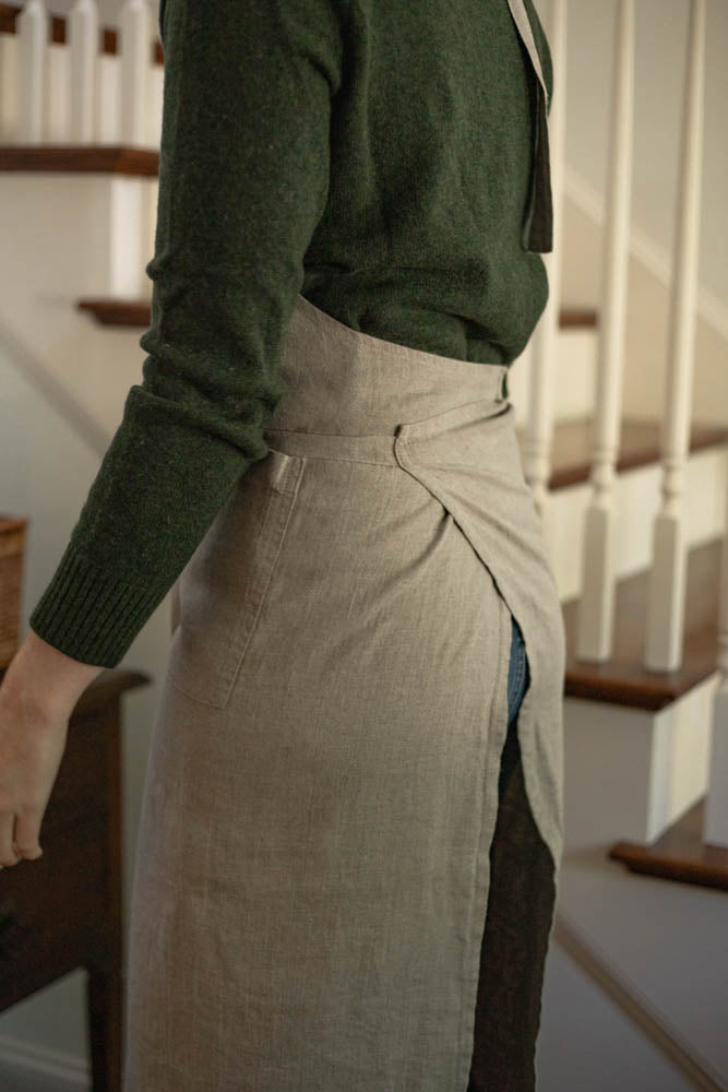 Natural Linen Chef Apron