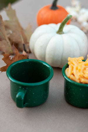 Green Enamelware Mug - 4 oz.
