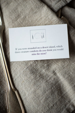 Dinner Conversation Starter Cards
